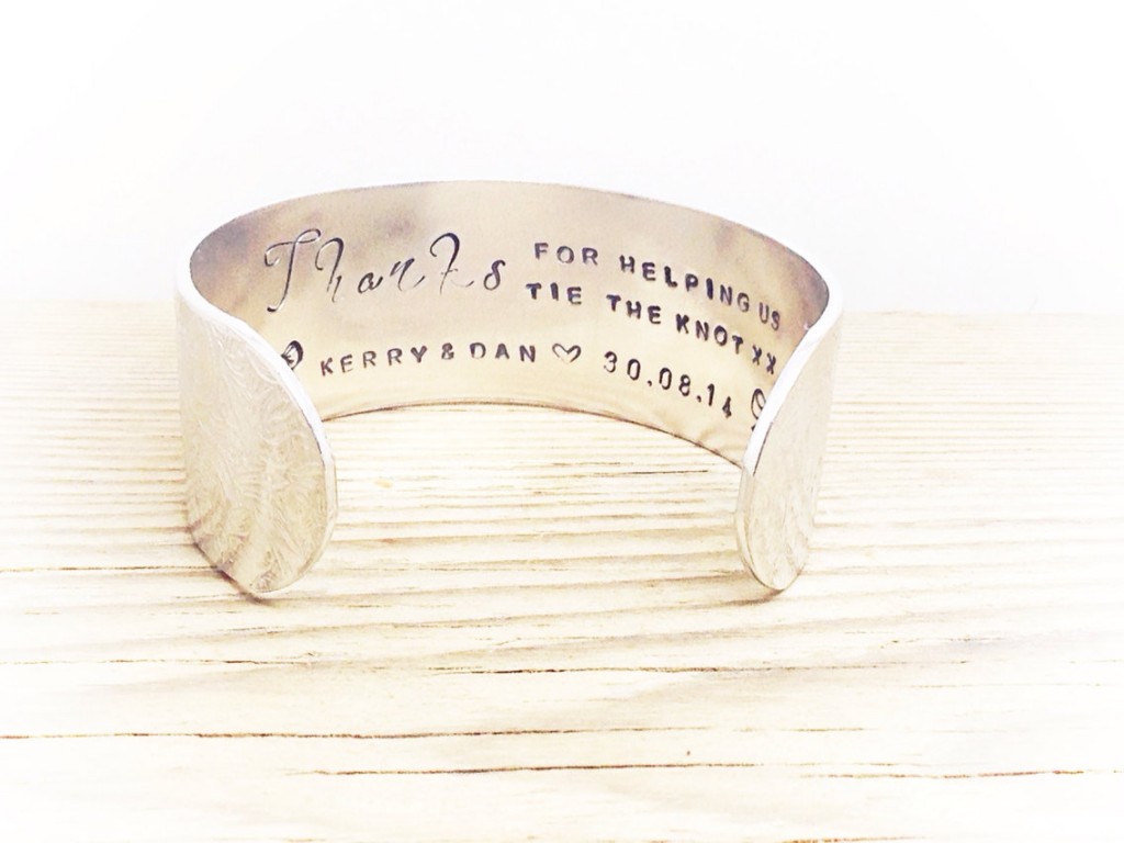 Engraved bangle