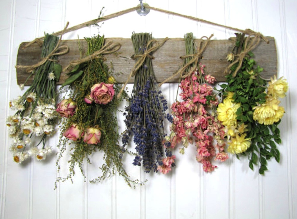 How to dry flowers. photo by Sweetsummerboutique on etsy