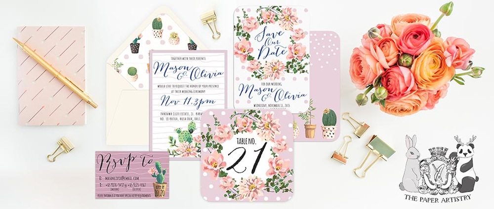 tion cards in Singapore: 20 printers to order stylish custom made stationery Honeybrides