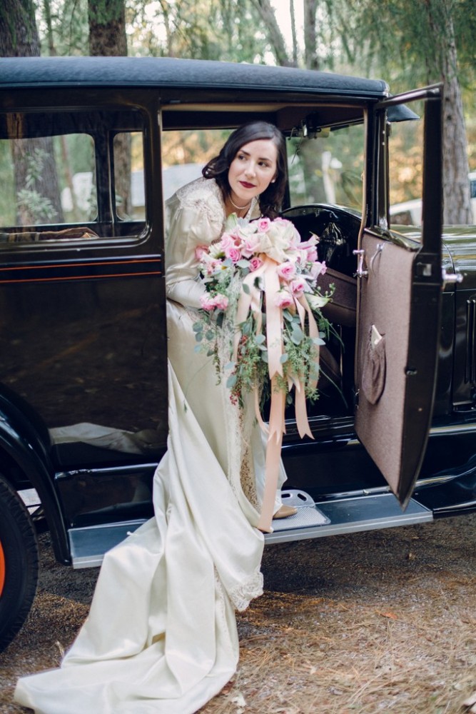 Wedding photography ideas: A vintage styled shoot in the Californian forest, inspired by the 1930s