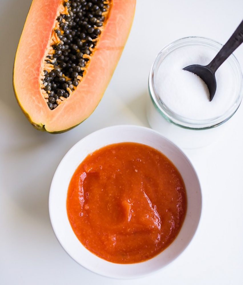 Papaya and honey brightening mask (Image: Hello Glow)