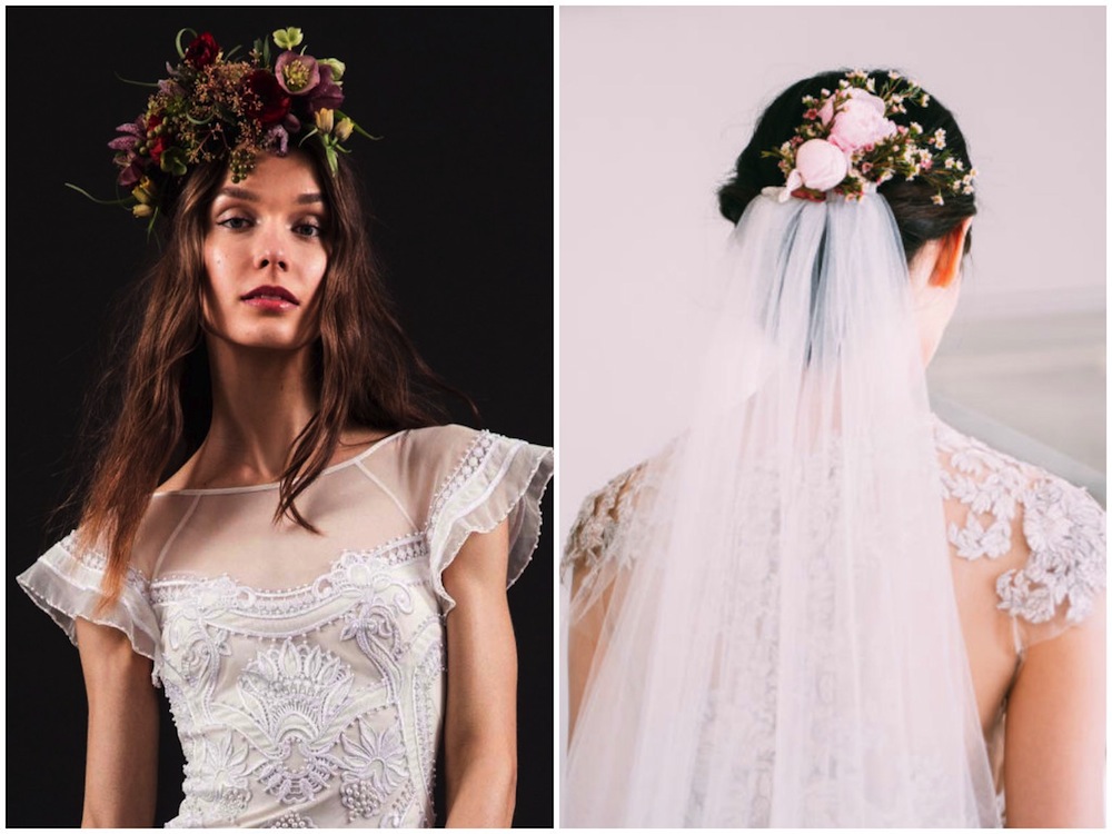 wedding hairstyles bridal fashion week Honeybrides fresh flowers