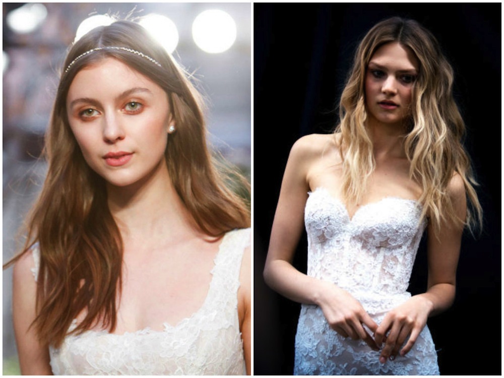 wedding hairstyles bridal fashion week Honeybrides loose waves