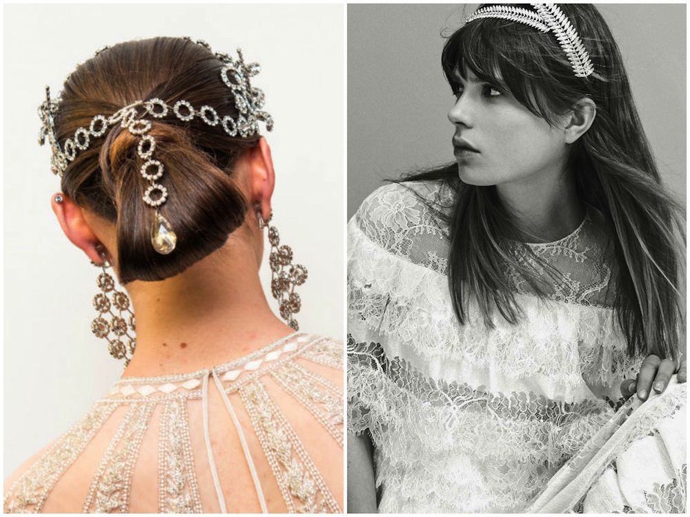 wedding hairstyles bridal fashion week Honeybrides jewellery