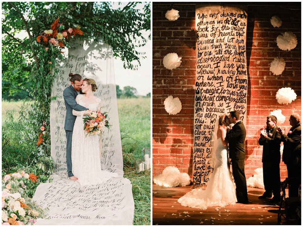 wedding backdrops Honeybrides