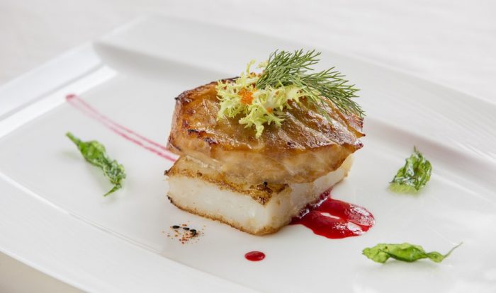 Golden Peony Baked Sea Perch Honeybrides Conrad Centennial